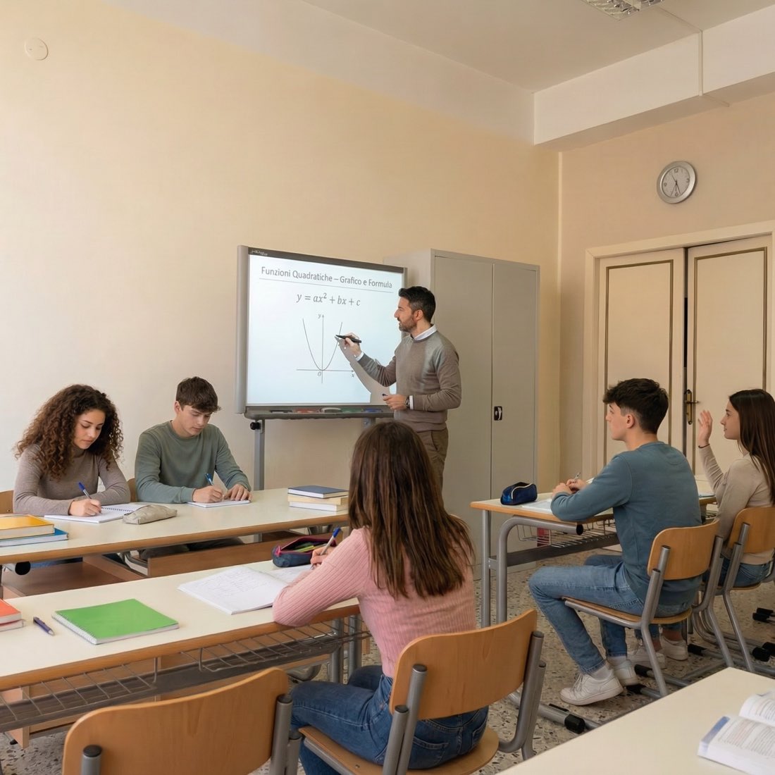 Lezione presso l'Istituto Galileo Galilei
